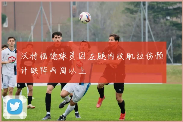 沃特福德球员因左腿内收肌拉伤预计缺阵两周以上